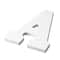 6 Pack: 9" White MDF Whimsy Letter by Make Market®